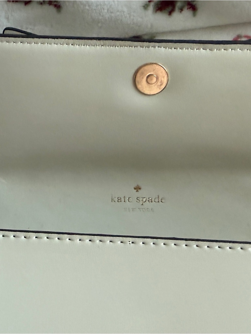 Kate Spade Crossbody Belt Bag L/XL NWT Cream with Bow - Picture 5 of 6